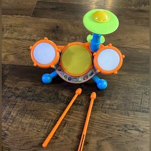 vtech Toy Drum Set with Sticks